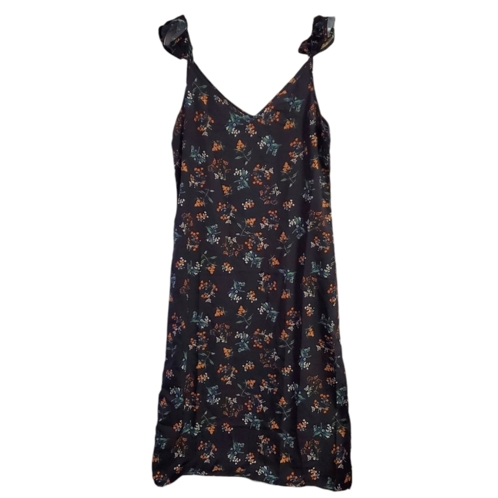 NWT Boutique Women's Skyward Ruffle Shoulder Midi Dress XS - Picture 2 of 2